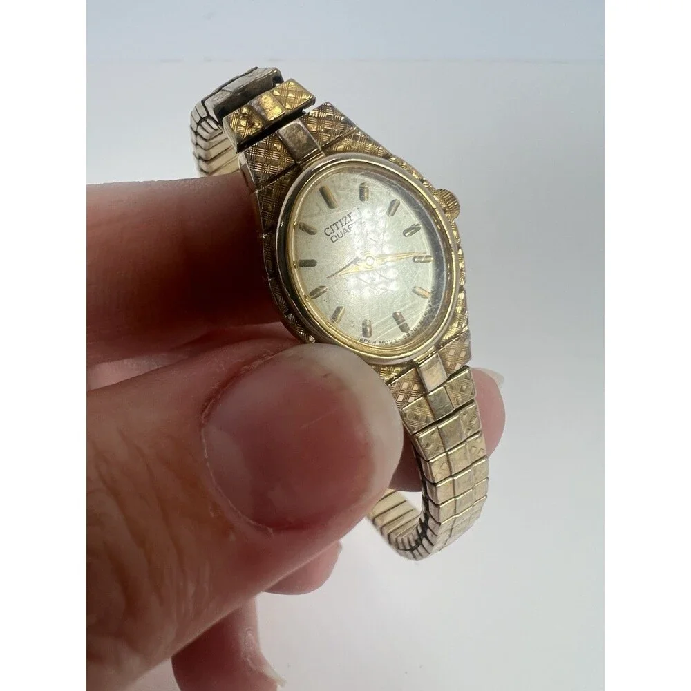 Citizen Quartz Gold‎ Tone Watch. Untested - Classic Old Money Style